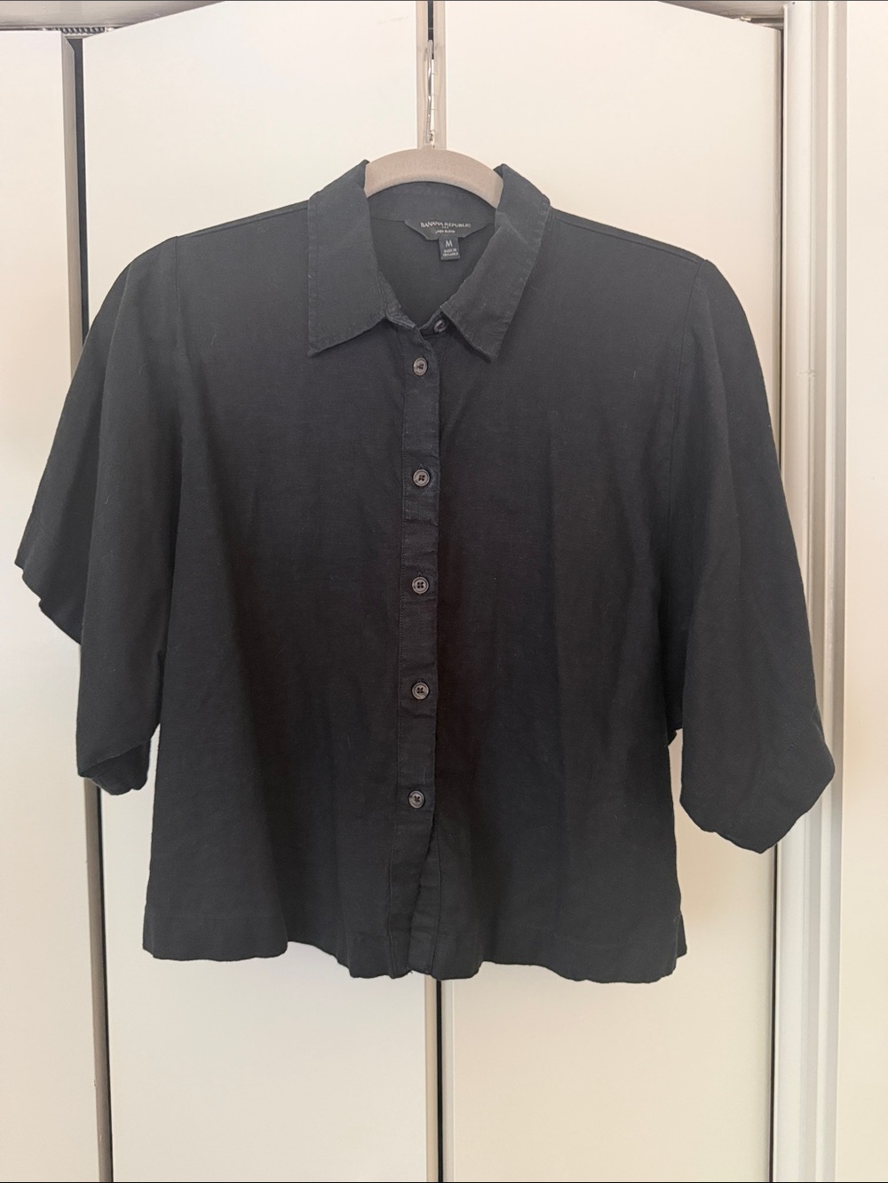 Banana Republic Button Front Wide Sleeve Shirt